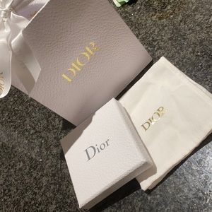 Dior jewelry box with dusty bag
